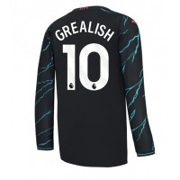 Camisa de Futebol Manchester City Jack Grealish #10 Equipamento Alternativo 2023-24 Manga Comprida